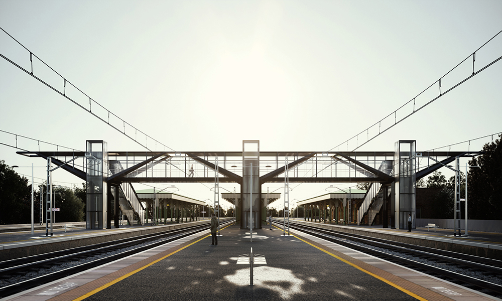 Network Rail Footbridge